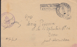 MILITARY CENSORED, POST OFFICE 176, WW2, WARFIELD LETTER, COVER, 1942, ROMANIA - 2de Wereldoorlog (Brieven)