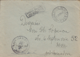 MILITARY CENSORED, POST OFFICE 944, WW2, WARFIELD LETTER, COVER, 1943, ROMANIA - 2. Weltkrieg (Briefe)