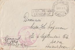 MILITARY CENSORED, POST OFFICE 944, WW2, WARFIELD LETTER, COVER, 1943, ROMANIA - Cartas De La Segunda Guerra Mundial