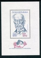 CZECH REPUBLIC 2000 Masaryk Birth Centenary Block MNH / **.  Michel Block 11 - Hojas Bloque