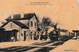 VALLEROY MOINEVILLE La Gare Du Chemin De Fer Train à Vapeur La Lorraine Illustrée - Otros & Sin Clasificación