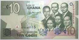 Ghana - 10 Cedis - 2015 - PICK 39f - NEUF - Ghana