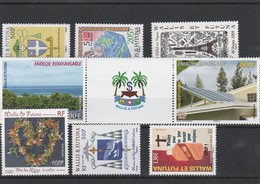 LOT 272 WALLIS ET FUTUNA N°722-726-727-737-738-736-739-752 ** FACIALE - Ungebraucht