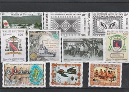 LOT 273 WALLIS ET FUTUNA N°663-755-756-746-747-763-775-786-613-617 ** FACIALE - Nuevos