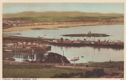 Postcard Evening Douglas Harbour IOM Isle Of Man My Ref  B13781 - Isle Of Man