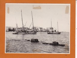 LIBAN TYR Vue Du Port 1925  Photo Amateur Format Environ 7,5 Cm X 5,5 Cm - Orte