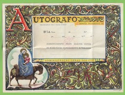 História Postal - Filatelia - Autógrafo - Correio - CTT - Philately - Telegram - Natal - Noel  Rio Maior - Portugal - Lettres & Documents