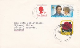 BUSTA VIAGGIATA AIR MAIL - NUOVA ZELANDA - WELLINGTON - VIAGGIATA PER RODOVRE ( DANIMARCA) - Briefe U. Dokumente