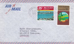 BUSTA VIAGGIATA AIR MAIL - NUOVA ZELANDA - WELLINGTON - VIAGGIATA PER RODOVRE ( DANIMARCA) - Storia Postale