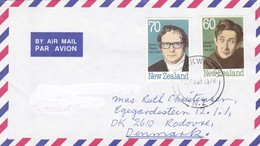 BUSTA VIAGGIATA AIR MAIL - NUOVA ZELANDA - NORD AUCKLAND  - VIAGGIATA PER RODOVRE ( DANIMARCA) - Brieven En Documenten