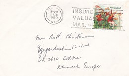 BUSTA VIAGGIATA AIR MAIL - NUOVA ZELANDA - TIMARU- VIAGGIATA PER RODOVRE ( DANIMARCA) - Cartas & Documentos