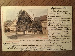 CPA, SUISSE, APPENZELLERHAUS MAISON DE L'APPENZELL, éd Comptoir De Phototypie, Neuchâtel, écrite En 1902,cachet, Timbre - Appenzell