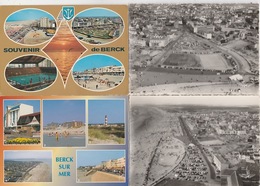 19 / 11 / 461. -   BERCK - PLAGE  ( 62 )   LOT  DE  7  C P M.  - Toutes Scanées - 5 - 99 Cartes