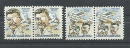 ESTADOS  UNIDOS    YVERT  AEREO  90/91   (PAREJA)    MNH  ** - 3b. 1961-... Ongebruikt