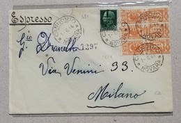 Espresso Cannobio-Milano - 01/06/1944 - Paketmarken