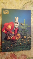 Bunny, Big Tit And Pig / Cochon - GOOD NIGHT, KIDS!  Toy - OLD Soviet PC 1991 - Mushroom, Champignon - Mushrooms