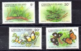Christmas Island Serie Completa Nº Yvert 249/52  ** MARIPOSAS (BUTTERFLIES) Valor Catálogo 12.0€ - Christmas Island