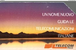 ITALIE CARTA TELEFONICA UN NOME NUOVO GUIDA LE TELECOMUNICAZIONI ITALIANE LIRE 10.000 - [4] Colecciones