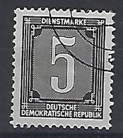 Germany (DDR) 1956 Dienstmarken B (o) Mi.1 - Oblitérés