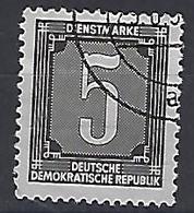 Germany (DDR) 1956 Dienstmarken B (o) Mi.1 - Used