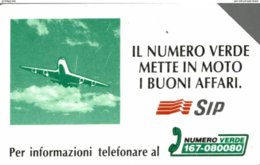 ITALIE CARTA TELEFONICA  IL NUMERO VERDE METTE IN MOTO I BUONI AFFARI  LIRE 5.000 - Verzamelingen