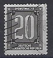 Germany (DDR) 1956 Dienstmarken B (o) Mi.3 - Oblitérés