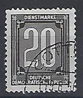 Germany (DDR) 1956 Dienstmarken B (o) Mi.3 - Used