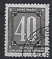 Germany (DDR) 1956 Dienstmarken B (o) Mi.4 - Oblitérés