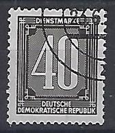 Germany (DDR) 1956 Dienstmarken B (o) Mi.4 - Oblitérés