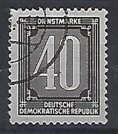 Germany (DDR) 1956 Dienstmarken B (o) Mi.4 - Used