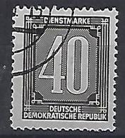 Germany (DDR) 1956 Dienstmarken B (o) Mi.4 - Afgestempeld