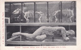 Delcampe - Italie > Campania > Pompei Carte Photo Impronta Umana  Uomo Di Franco Una Sotto La Testa Precursore - Pompei