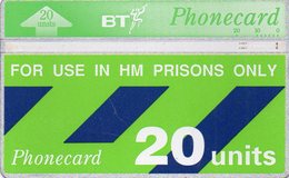 UNITED KINGDOM - PRISON CARD 20 UNITS 409H - BT Emissioni Interne