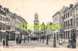 Delcampe - CPA LOKEREN LE CLOCHER ET LE MARCHE AUX LEGUMES - Lokeren