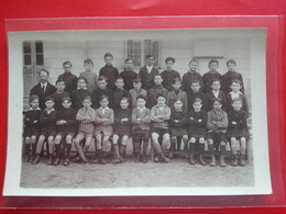 CARTE PHOTO CLASSE ECOLE 1928 - School