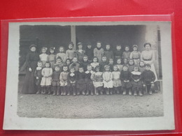 CARTE PHOTO CLASSE ECOLE SAINT CHRISTOPHE 1911 - Schools