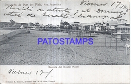 125025 ARGENTINA MAR DEL PLATA RAMBLA DEL BRISTOL HOTEL ED ROSAUER Nº 75 SPOTTED POSTAL POSTCARD - Argentine