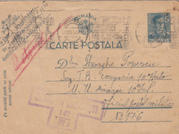 WW2, CENSORED BUCHAREST NR 147/B2, KING MICHAEL PC STATIONERY, ENTIER POSTAL, 1942, ROMANIA - World War 2 Letters