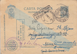 WW2, MILITARY CENSORED, POST OFFICE 176, KING MICHAEL PC STATIONERY, ENTIER POSTAL, 1942, ROMANIA - 2. Weltkrieg (Briefe)