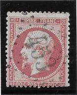 France N°24 - Oblitéré - B/TB - 1862 Napoléon III