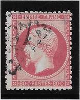 France N°24 - Oblitéré - B/TB - 1862 Napoléon III