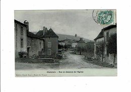 Cpa CHATENOIS Rue En Dessous De L'église éd Claude Boyé Bazar Des Vosges - Chatenois