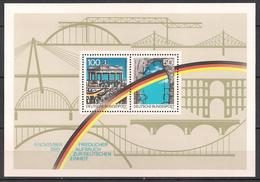 Deutschland  (1990)  Mi.Nr.  Block 22  Postfrisch / ** / Mnh  (2bl-08.4) - 1981-1990