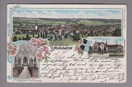 CH AG Bremgarten 1902-12-21 Litho A.Wetter (Marke Fehlt) - Bremgarten