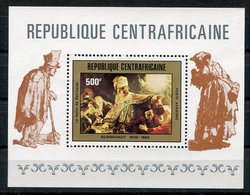 RC 14709 REP CENTRAFRICAINE REMBRANDT ART BLOC FEUILLET NEUF ** MNH TB - Centraal-Afrikaanse Republiek