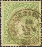 º78. 1865. 1 Real Verde. Excelente Centraje Y Color Intenso. MAGNIFICO. Edifil 2018: 720 Euros - Otros & Sin Clasificación