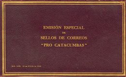 *418C. 1928. Carnet Completo Con La Serie Completa Pro Catacumbas Con Las Sobrecargas De TOLEDO Y SANTIAGO. MAGNIFICO Y  - Andere & Zonder Classificatie