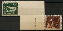 **787/88d. 1938. Serie Completa, Borde De Hoja. DENTADO 16. MAGNIFICA. Edifil 2015: 142 Euros - Andere & Zonder Classificatie