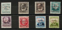 **/*1hi,4hi,4hcci,6hi,8hi,10hcci. 1936. 1 Cts, 5 Cts, 5 Cts, 15 Cts, 20 Cts, 30 Cts, 40 Cts Y 60 Cts. Variedad SOBRECARG - Emisiones Nacionalistas