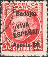 º1. 1936. 30 Cts Carmín. BONITO Y RARO. Edifil 2017: 145 Euros - Emissions Nationalistes